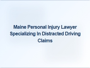 How Maine Courts Evaluate Distraction in Personal Injury Cases